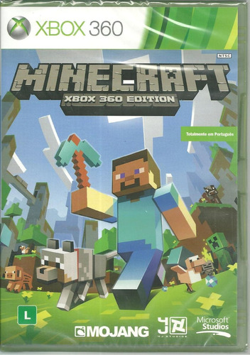 Jogo Minecraft Xbox 360 Midia Fisica Totalmente Em Portugues